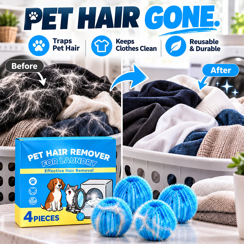 ⏳Turqelis™ Reusable Pet Hair Remover Laundry Balls