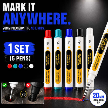 Turqelis™ Precision Tip Quick-Dry Oil-Based Marker Pen
