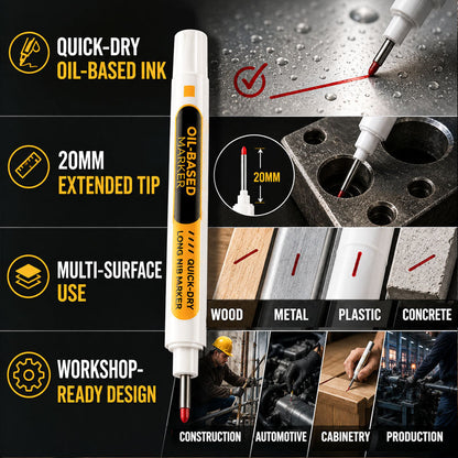 Turqelis™ Precision Tip Quick-Dry Oil-Based Marker Pen