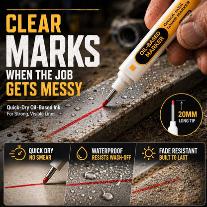 Turqelis™ Precision Tip Quick-Dry Oil-Based Marker Pen