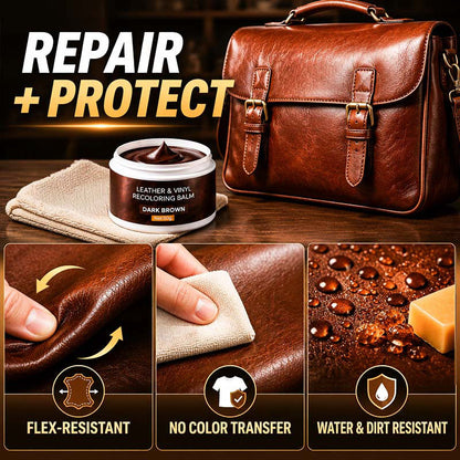 Turqelis™ Leather Repair Paste – Fills scratches & scuffs, restores texture.