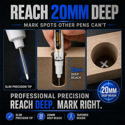 Turqelis™ Precision Tip Quick-Dry Oil-Based Marker Pen
