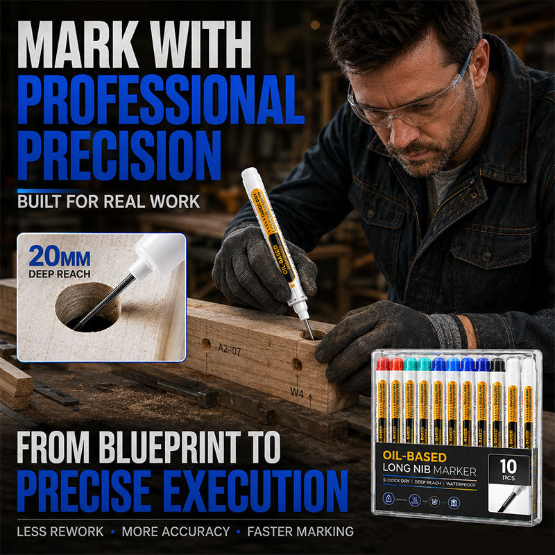 Turqelis™ Precision Tip Quick-Dry Oil-Based Marker Pen