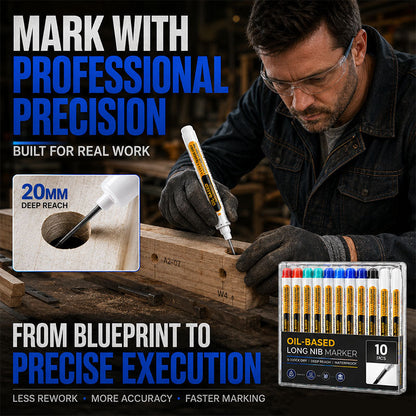 Turqelis™ Precision Tip Quick-Dry Oil-Based Marker Pen