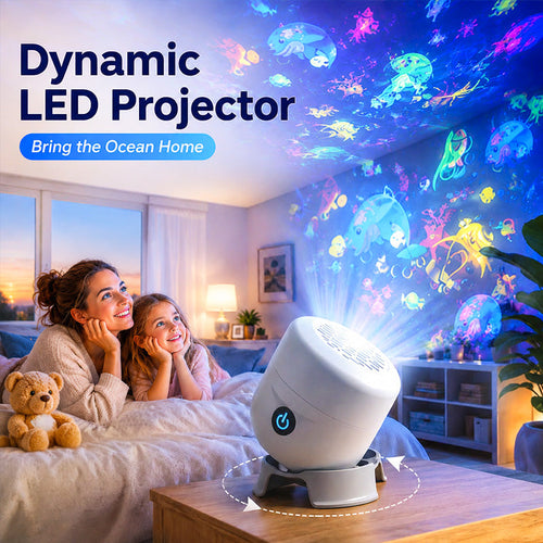 Turqelis™ Dynamic Rotating LED Projector Light (offer)