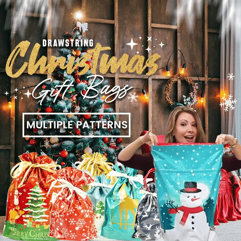 🎅Turqelis™ Drawstring Christmas Gift Bags (Biodegradable)🎁