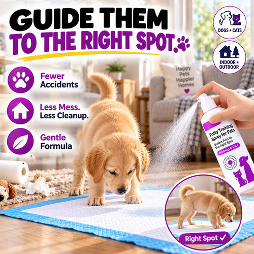 🥳HOT SALE🥳💞10K+ SOLD! Potty Training Spray ! Guides pets, safe & easy spray. Cleaner home – grab yours!