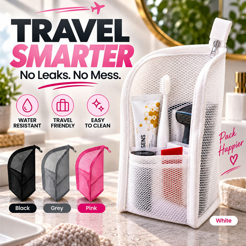 🧴Turqelis™ Travel Toiletry Bag – Lightweight, compact & organized ✨ (offer)