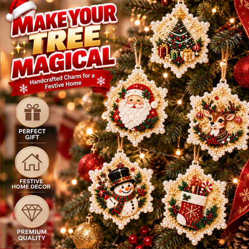 🔥Turqelis™ Christmas DIY Painting Hanging Ornaments Set🎄🎁