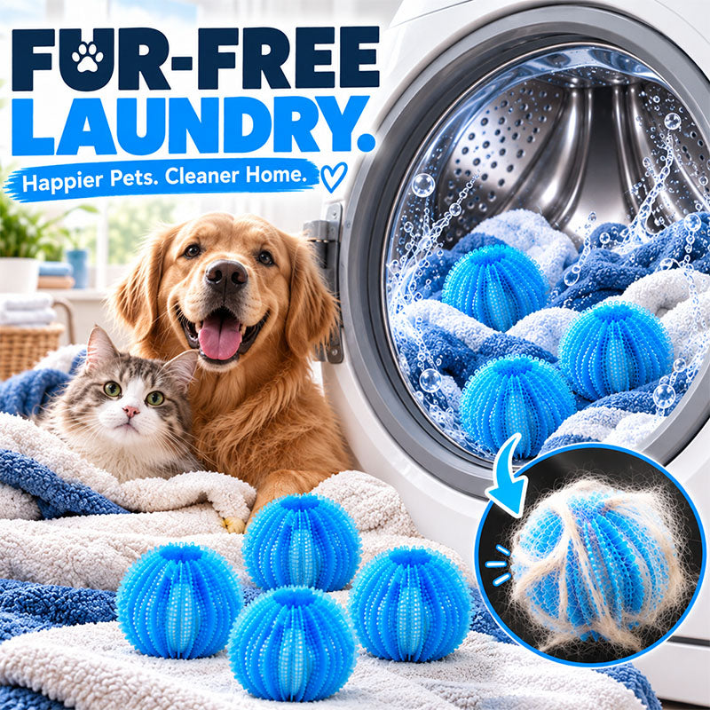 ⏳Turqelis™ Reusable Pet Hair Remover Laundry Balls