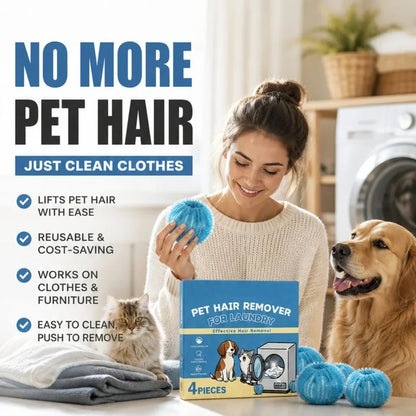 ⏳Turqelis™ Reusable Pet Hair Remover Laundry Balls