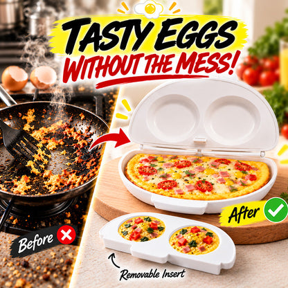 🍳Turqelis™ 2-in-1 Microwave Omelet & Egg Cooker