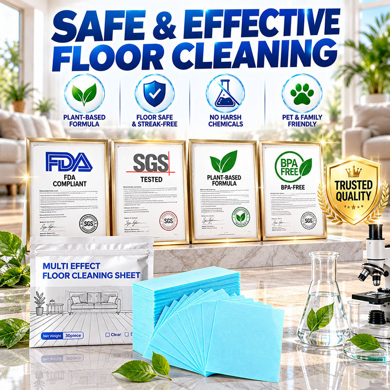 ⏳Turqelis™ Multi-Effect Decontaminating Floor Cleaning Sheet🧼