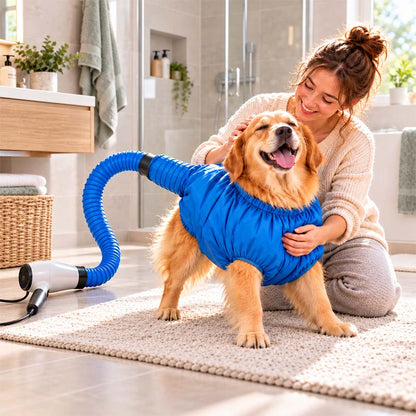 360° Hands-Free Pet Drying Bag