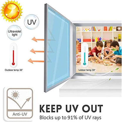 ☀️Turqelis™ Heat-Insulating Privacy Film – UV Protection, Easy Application & Perfect for Home & Office 🏠