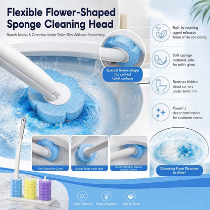 💦Turqelis™ Hands-Free Cleaning Gadget🧽Disposable toilet cleaning tool