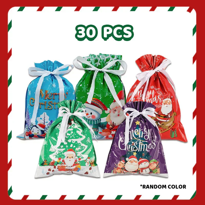 🎅Turqelis™ Drawstring Christmas Gift Bags (Biodegradable)🎁