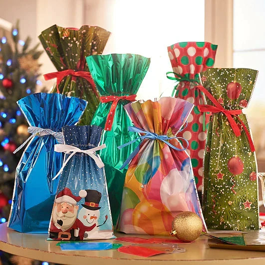 🎅Turqelis™ Drawstring Christmas Gift Bags (Biodegradable)🎁