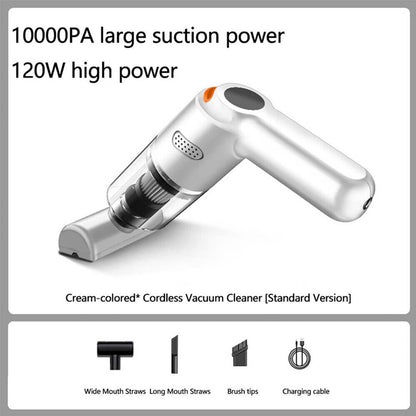 Cordless Car Vacuum – 10000Pa Suction & 4000mAh Battery