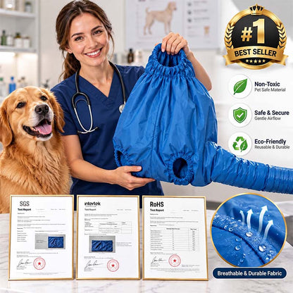 360° Hands-Free Pet Drying Bag