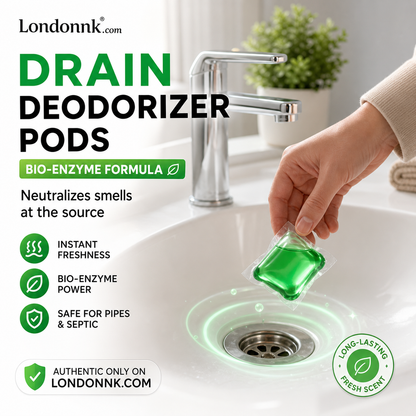 Turqelis™ Drain Deodorizer Pods – Bio‑enzyme formula neutralizes smells at the source. Instant fresh scent, no harsh chemicals. Say goodbye to embarrassing odours. 🚰✅ （offer)