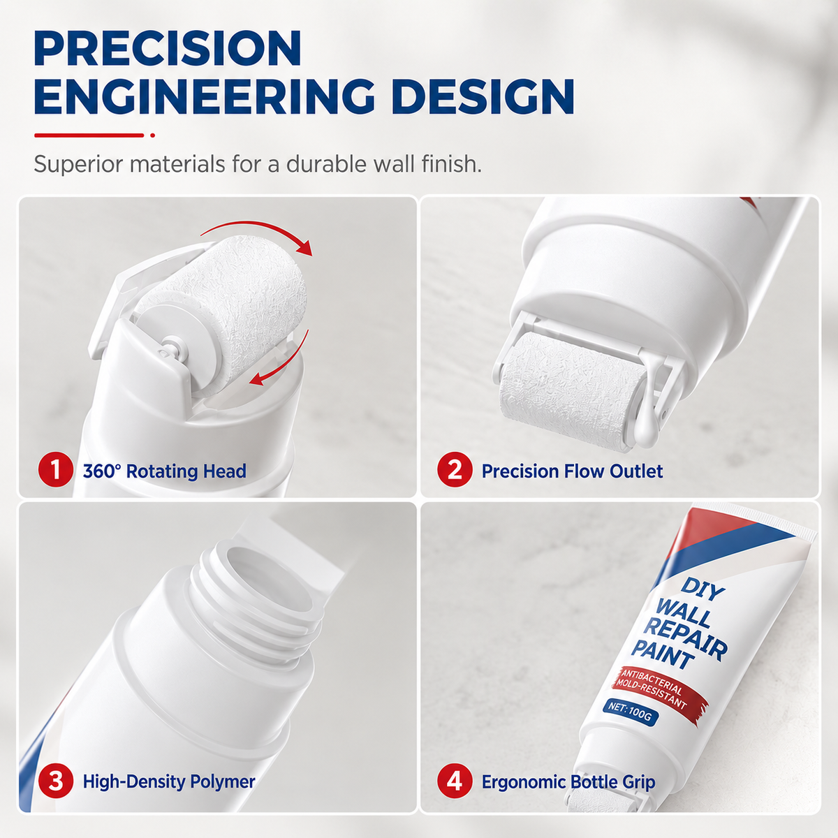 Turqelis™ Roll-On Wall Touch-Up Paint (offer)