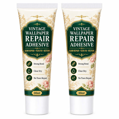 Turqelis™ Repair adhesive for vintage-patterned wallpaper (offer)