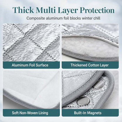 ⏳Time-Limited Special⏰Thickened Magnetic Car Windshield Snow Cover Winter Front Windshield Half Cover for Sedans and SUVs (LA)