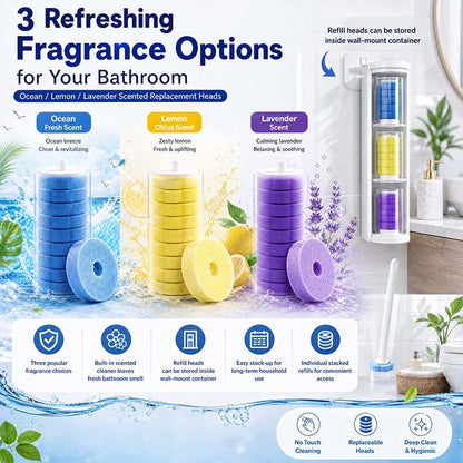 💦Turqelis™ Hands-Free Cleaning Gadget🧽Disposable toilet cleaning tool