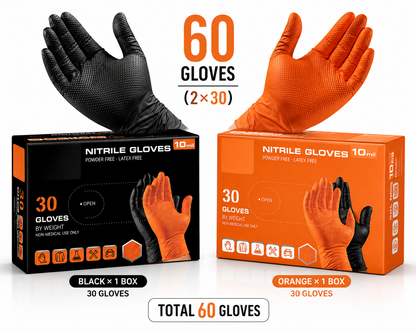 Turqelis™ Disposable Nitrile Gloves 30 PCS
