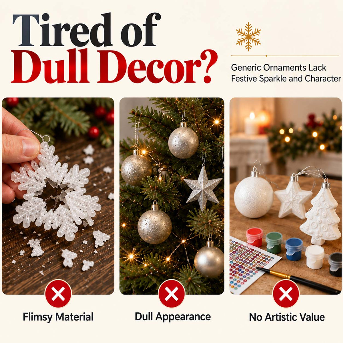 🔥Turqelis™ Christmas DIY Painting Hanging Ornaments Set🎄🎁