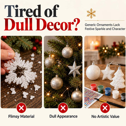 🔥Turqelis™ Christmas DIY Painting Hanging Ornaments Set🎄🎁
