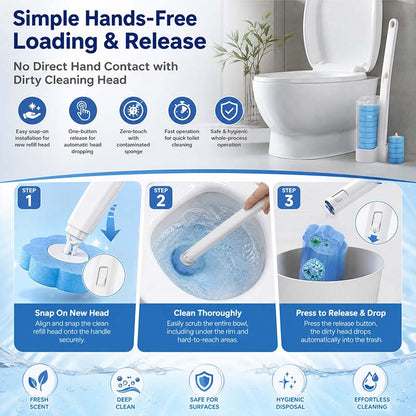 💦Turqelis™ Hands-Free Cleaning Gadget🧽Disposable toilet cleaning tool