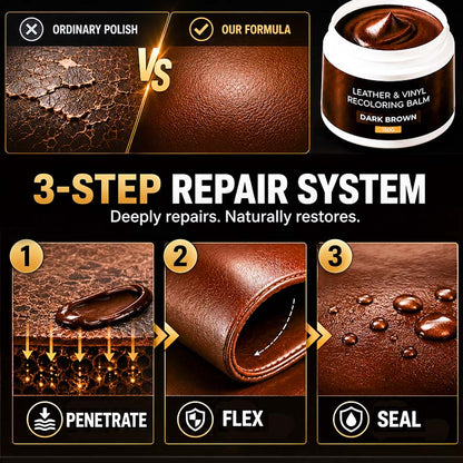 Turqelis™ Leather Repair Paste – Fills scratches & scuffs, restores texture.