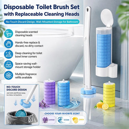 💦Turqelis™ Hands-Free Cleaning Gadget🧽Disposable toilet cleaning tool