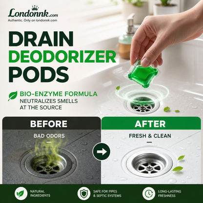 Turqelis™ Drain Deodorizer Pods – Bio‑enzyme formula neutralizes smells at the source. Instant fresh scent, no harsh chemicals. Say goodbye to embarrassing odours. 🚰✅ （offer)