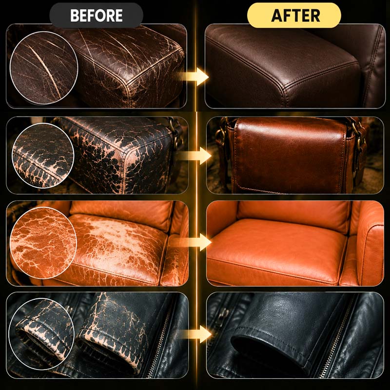 Turqelis™ Leather Repair Paste – Fills scratches & scuffs, restores texture.
