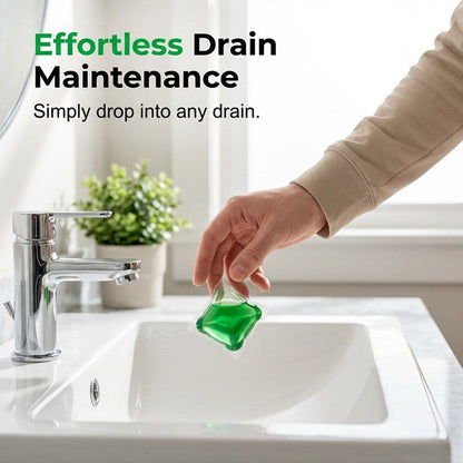 Turqelis™ Drain Deodorizer Pods – Bio‑enzyme formula neutralizes smells at the source. Instant fresh scent, no harsh chemicals. 🚰✅