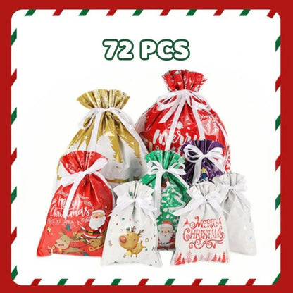 🎅Turqelis™ Drawstring Christmas Gift Bags (Biodegradable)🎁