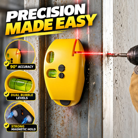 📐Turqelis™ 90° Right-Angle Laser Level Square – infrared line marker for tiling & DIY🛡️💪