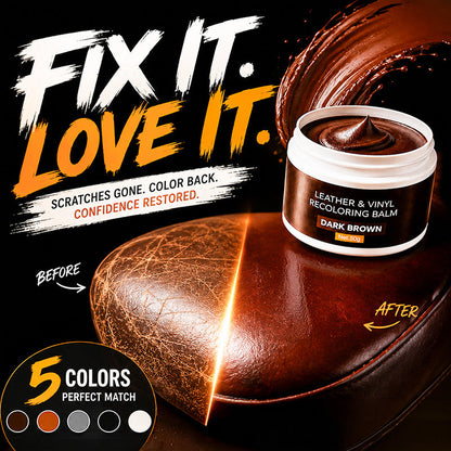 Turqelis™ Leather Repair Paste – Fills scratches & scuffs, restores texture.
