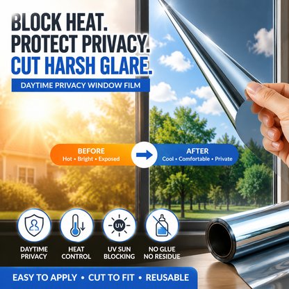 ☀️Turqelis™ Heat-Insulating Privacy Film – UV Protection, Easy Application & Perfect for Home & Office 🏠 (Offer)