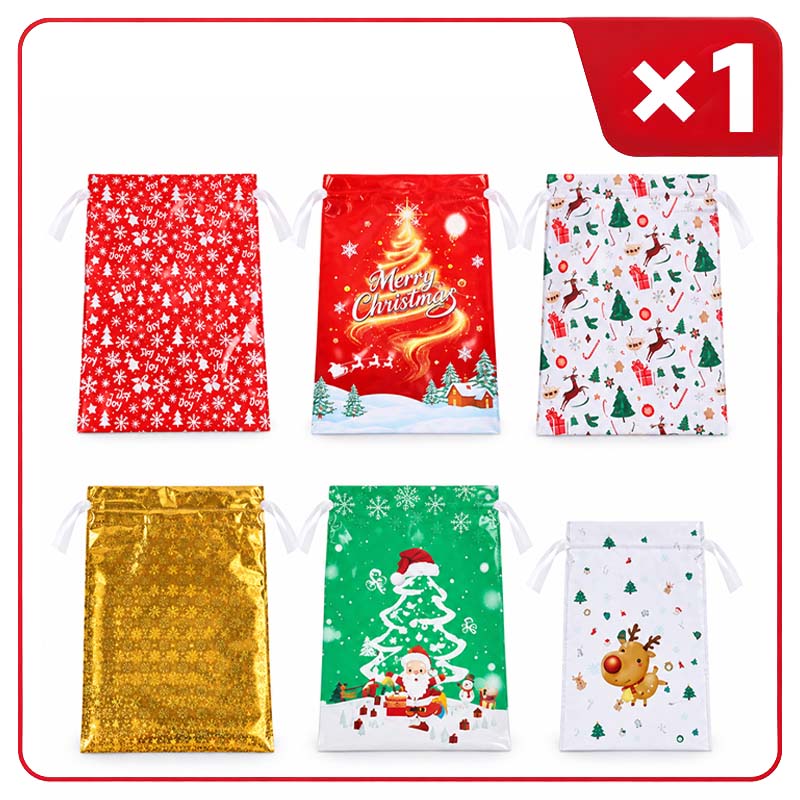 🎅Turqelis™ Drawstring Christmas Gift Bags (Biodegradable)🎁