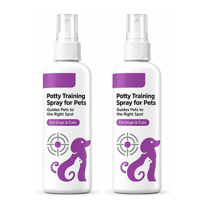 🥳HOT SALE🥳💞10K+ SOLD! Potty Training Spray ! Guides pets, safe & easy spray. Cleaner home – grab yours!