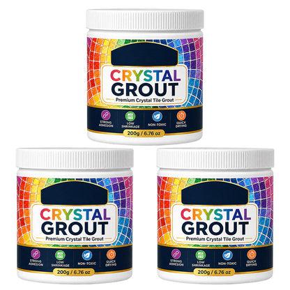 Turqelis™ High-Strength Waterproof Crystal Tile Grout