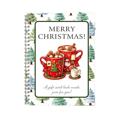 🎅Turqelis™ DIY Spiral-Bound Christmas Gift Card Album with Surprise Pages👍