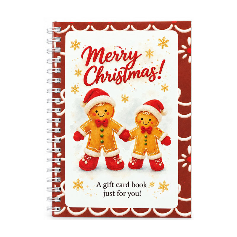 🎅Turqelis™ DIY Spiral-Bound Christmas Gift Card Album with Surprise Pages👍