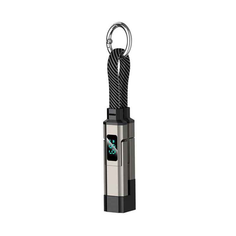 🔥Turqelis™ 4-in-1 Digital Display Keychain Charging Cable