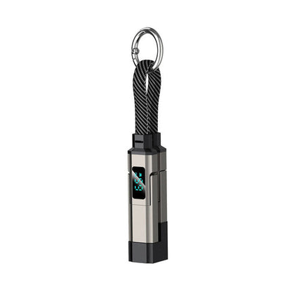 🔥Turqelis™ 4-in-1 Digital Display Keychain Charging Cable