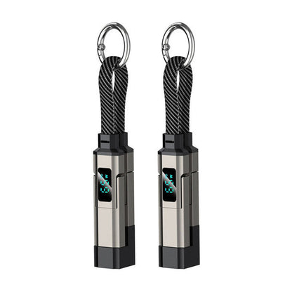 🔥Turqelis™ 4-in-1 Digital Display Keychain Charging Cable